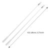 1Set Clear Blind Rods 43cm with Rotates Hooks for Home and Office Window Decoration Vertical Blinds Replacement