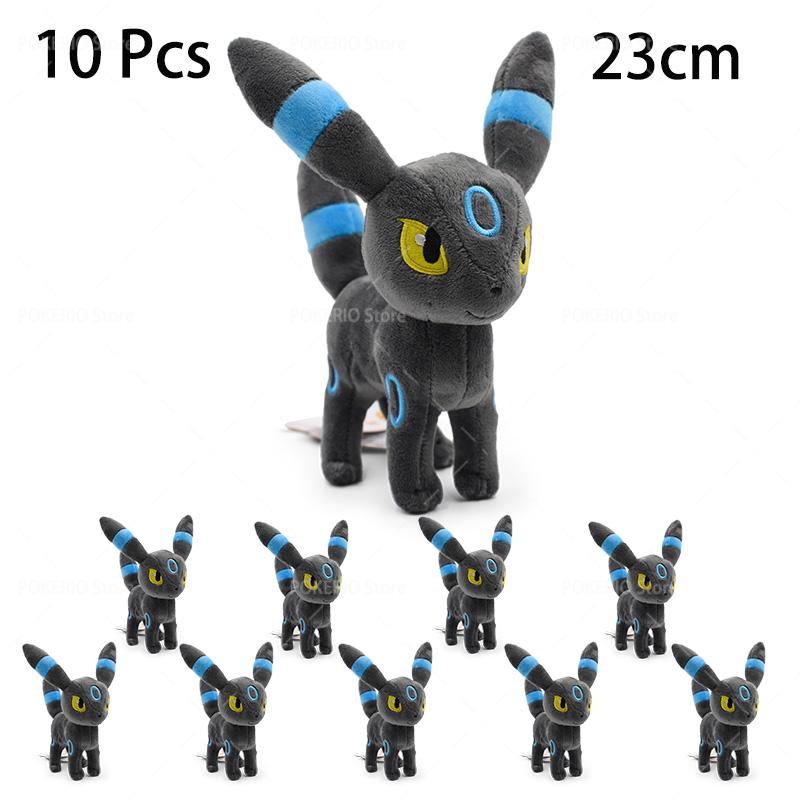 10 Pcs/lot Pokemon Plush Mimikyu Eevee Umbreon Jolteon Glaceon Vaporeon Sylveon Espeon Kawaii Gengar Stuffed Animal Peluche