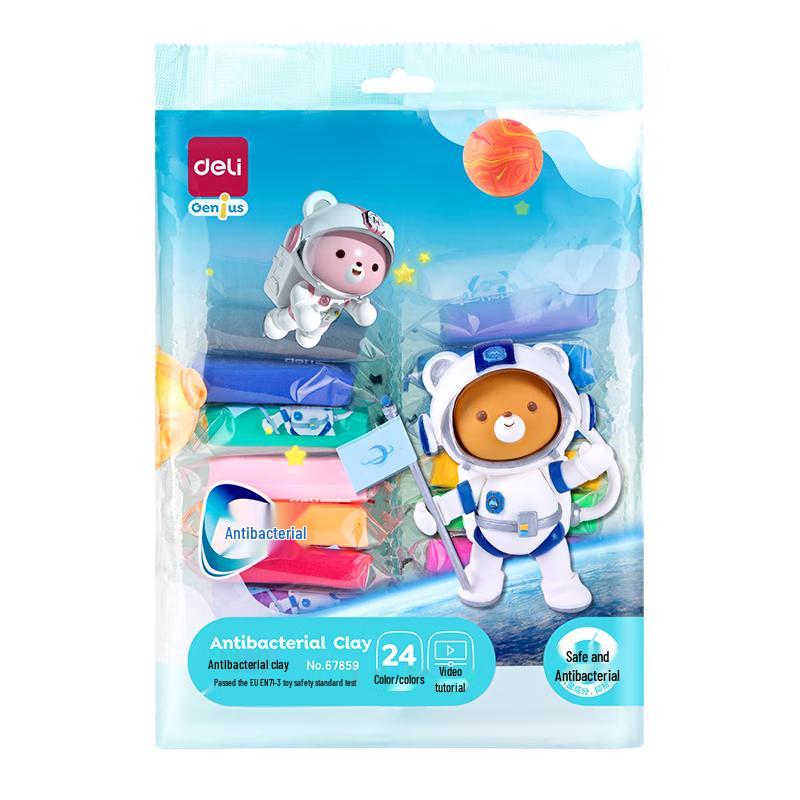 Deli 24-Color Ultralight Modeling Clay