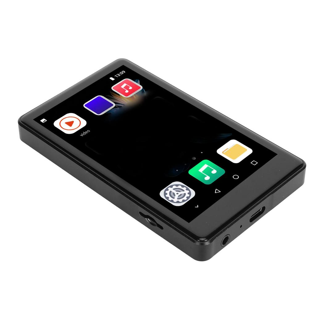 MP3 Player HiFi HD Noise Reduction 4.0 Inch Full Touch Screen Bluetooth 5.0 WiFi Music Player with