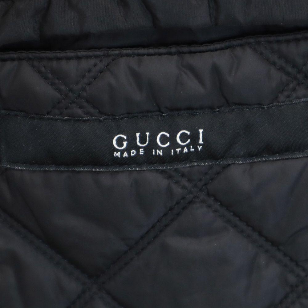 Gucci Made In Italy Quilted Jacket 44 Black Men's Used