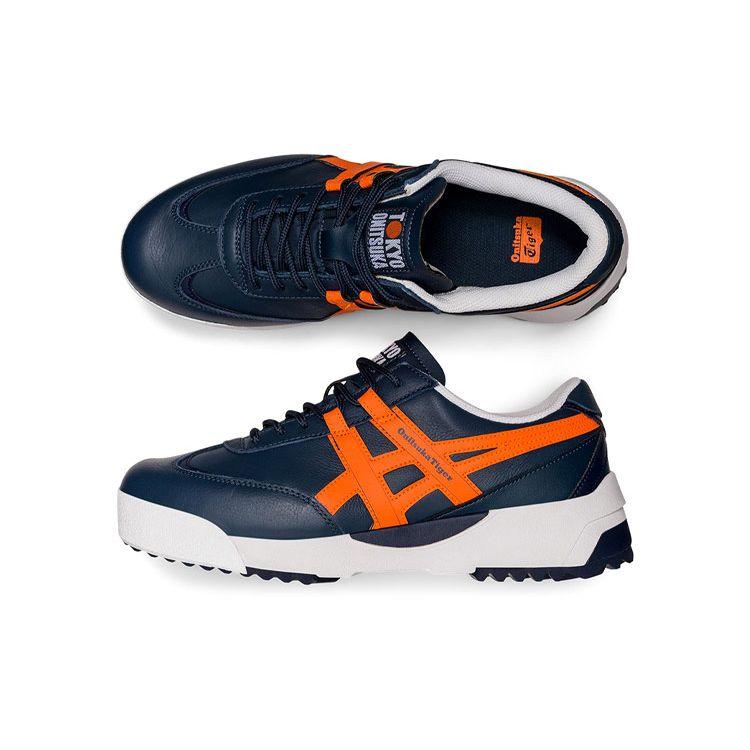 ONITSUKA TIGER Delegation EX Synthetic Leather Non-Slip Wear-Resistant Height Increasing Low-Top Sneakers Unisex Sneakers Deep-Blue 1183A559-400