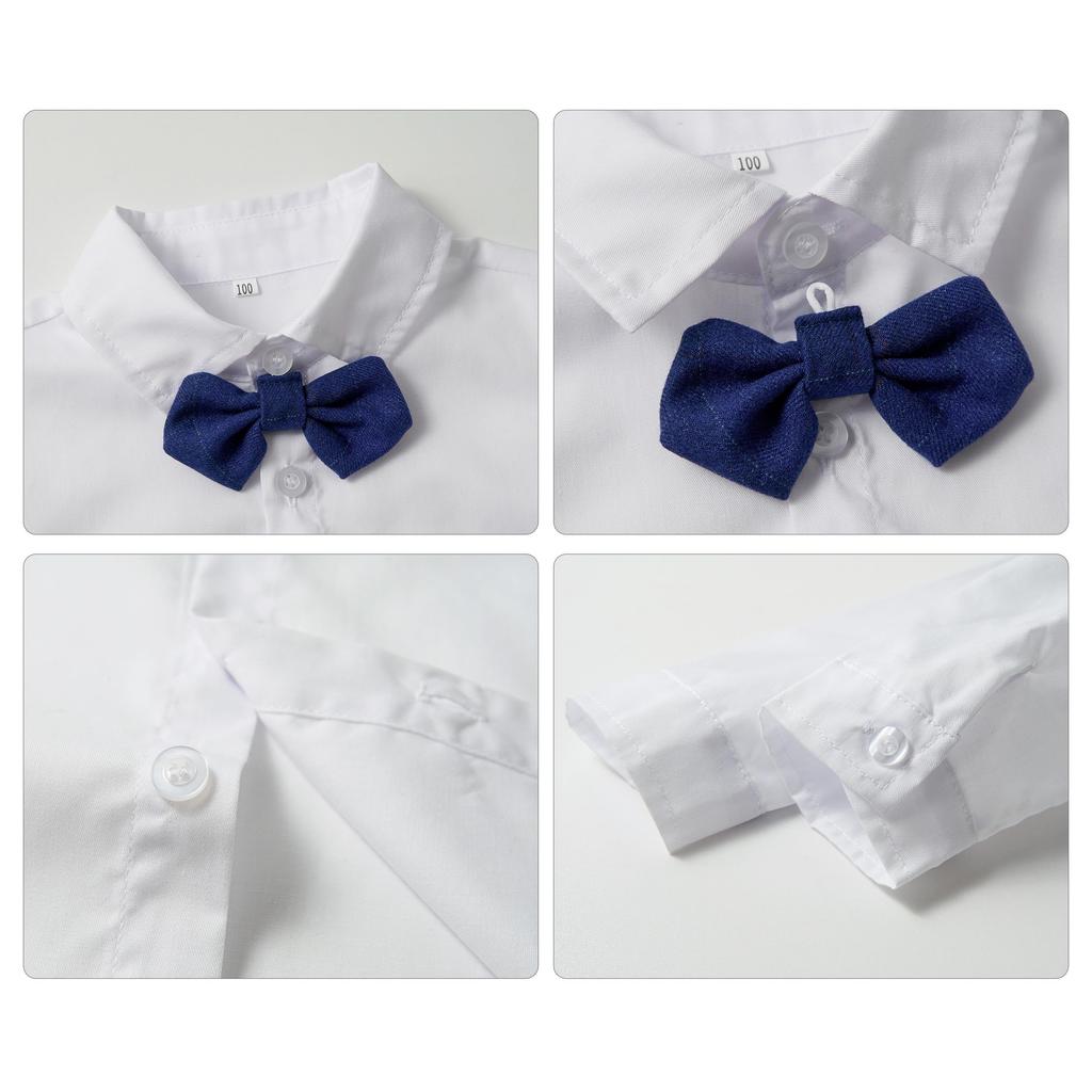 Volunboy Formal Suit Cute Baby Perfect for and Commemorative Sizes Check Size Boys' 4-Piece Set, Men's Clothing, Clothes, Weddings, Birthdays,