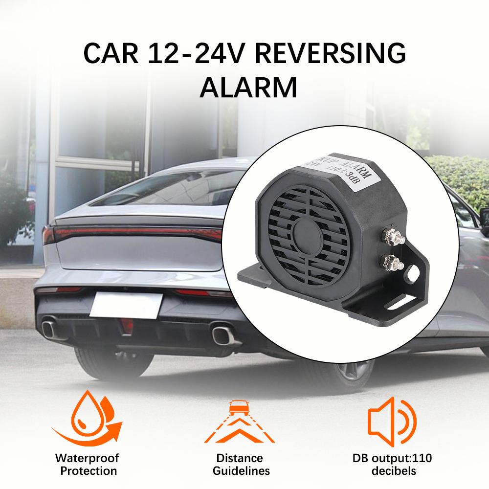 Super hlasitý set vzduchového klaksonu pro auto SUV Loď Nákladní automobil 12V/24V Zpátečkový klakson Alarm Záložní siréna Pípák Zpátečkové připomínky pro vozidlo