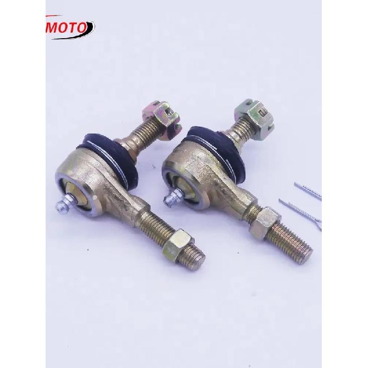 1 Paar M10-M10 Spurstangenkopf-Sätze Kugelgelenk-Schmiernippel Passend für China Elektrisches ATV 50cc 110cc 150cc 200cc 250cc 300cc Buggy