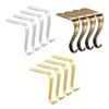 Iron Stocking Holders Fireplace Hangers Adjustable Metal Hooks Christmas Ornament Accessories for Holiday Tabletop