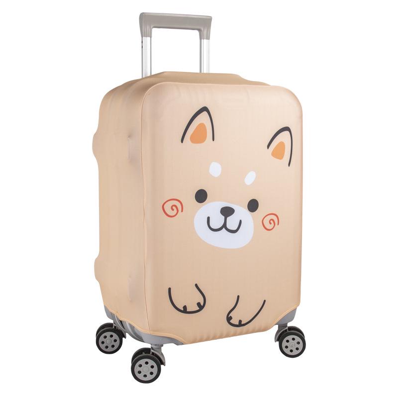 Benutzerdefinbarer Elastischer Verdickter Reisekoffer Schutzbezug mit Bilddruck