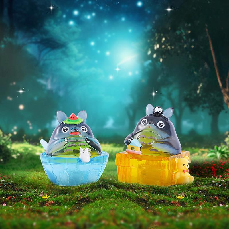 New Hayao Miyazaki Anime Fairy Tale Valley Forest Firefly Version Blind Box Figurine Peripheral Accessories Children Gift