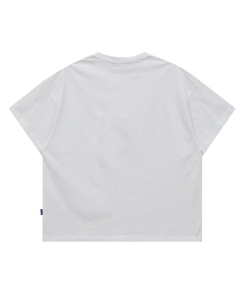 HOODHOOD Alien Piece Short Sleeve T-Shirt White