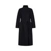 JZI ANNACAL Women's Old Money Style Wool Blend Double-Faced Belted Coat