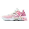 Pantofi de Baschet Pro Bounce 2018 Cherry Blossom Wind Chant Low top Bărbați Alb Roz FW0903(Echipa545-)