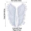 1Pair Angel Wings Molds Left & Right Wings Epoxy Resin Casting Silicone Mold, 1Pair Super Large 6.3" X 2.4"