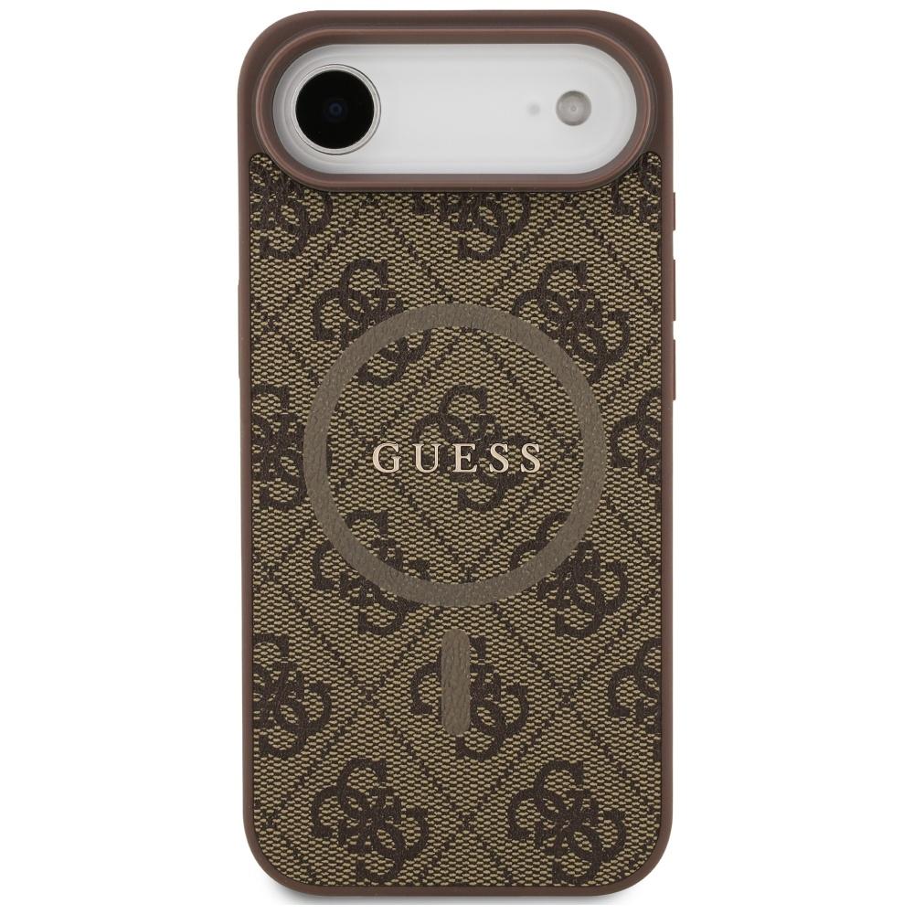 Guess 4G Ring Classic Logo MagSafe Case for iPhone Air Brown