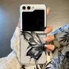 Cute Love Heart Case For Samsung Galaxy Z Flip 6 5 4 3 5G Folding Hard PC Transparent Phone Back Cover For Samsung Z Flip5 Flip6