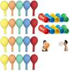10 25 Maca Mixed Color Latex Thick Balloons for Respiratory Muscle Lung Capacity Deep Abdominal ABS Voice Breathing for Adults and Seniors