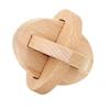Lock Puzzle Wooden Brain Teaser for Mental Challenge Educational IQ Disentanglement Toys Kids Adults (SanHuan Suo)