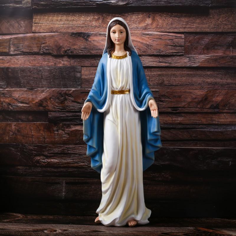 30cm Christian Virgin Our Lady Jesus Saint Antonio Resin Statue Icon Catholic Figurine Family Home Decoration Catholic Decoration