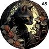 Cat A3 A4 A5 Wooden Puzzle For Adults Children Toys Wood Diy Crafts Round Shaped Holiday Gift Building Blocks Home Decorate