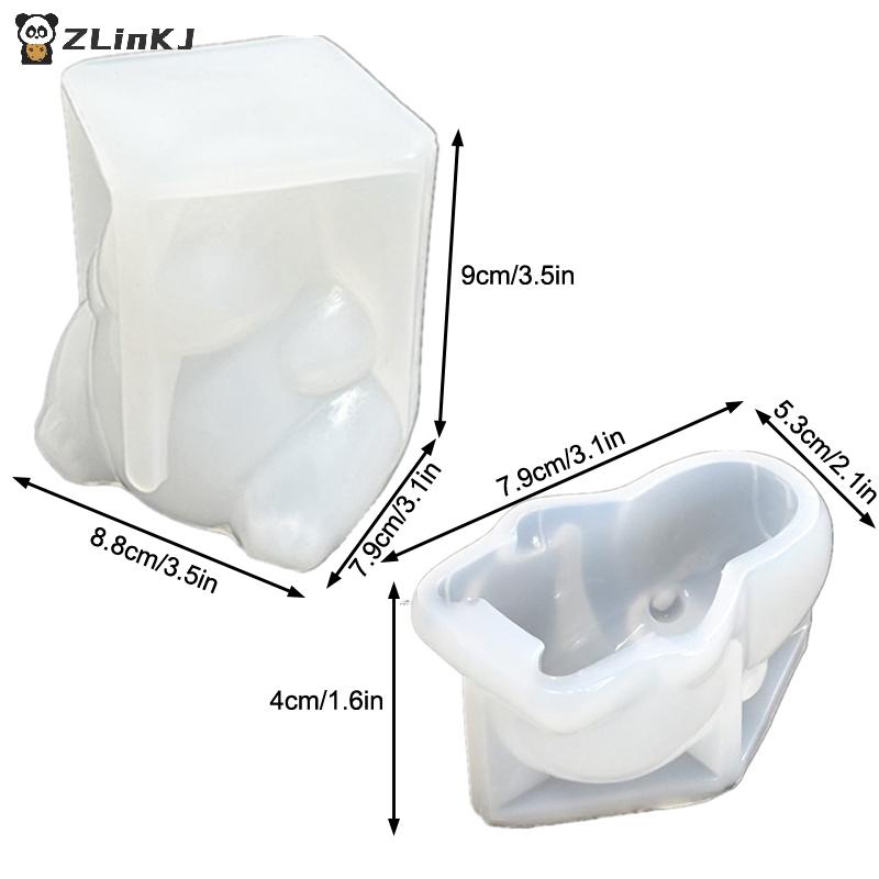 1 STÜCK Niedliche 3D Capybara Silikonform Cartoon Tier Milch Gelee Pudding Silikonform Hausküche Backzubehör