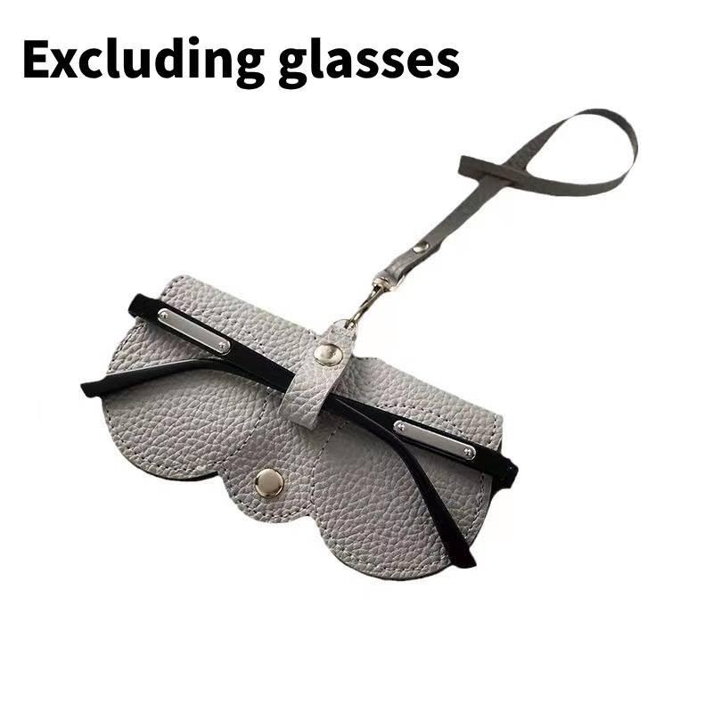 Pu Portable Leather Sunglasses Bag Glasses Case Fashion Reading Glasses Pouch
