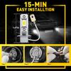 2Pcs H3 LED Canbus Car Lamp Fog Lights DRL High Power H3 LED Yellow 3000K White 6500K H3 Diode lamps Bulb Mini 1:1 12V