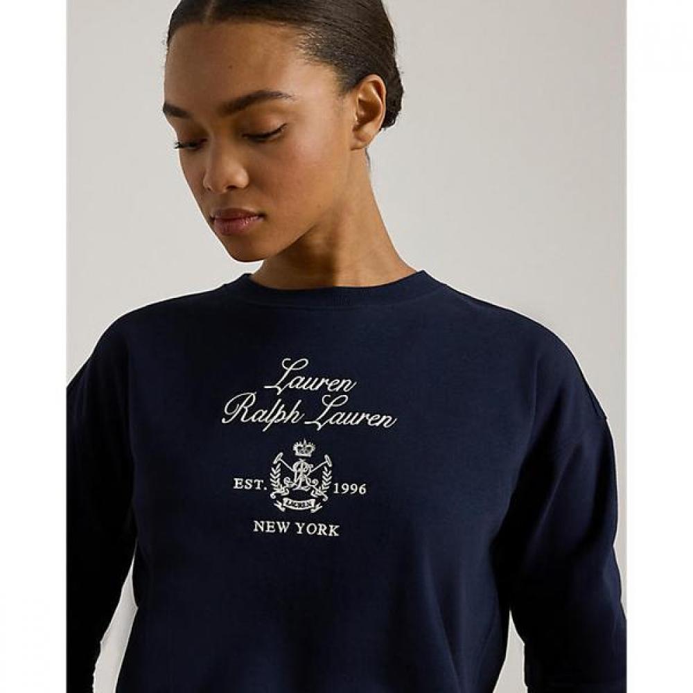 Lauren Ralph Lauren Fleece Pullover Embroidered Crest Wmlrknis6820216410