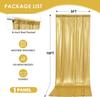 5x10FT Gold Sequin Backdrop Curtain - 1 Panel Wrinkle-Free Glitter Drapes for Photography, Birthdays, Weddings & Graduations