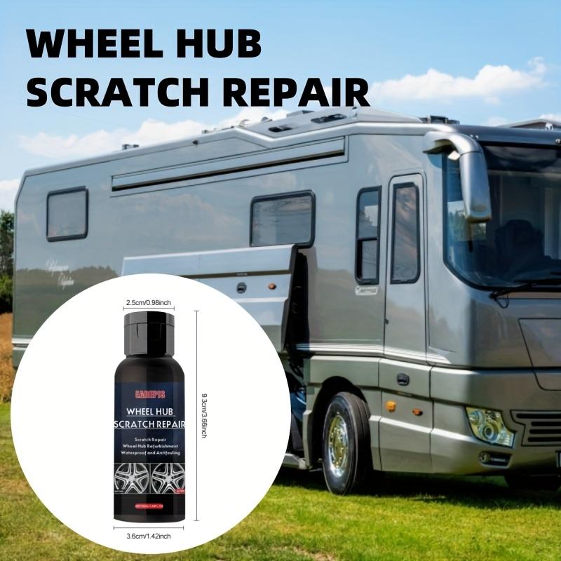 EAREPIS Car Wheel Rim Scratch Refurbishment Paste, Tire Rim Scratch Paint Repair Paste - Car Wheel Hub Car Polishing Cream,50ml