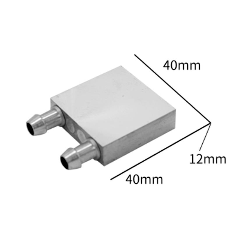 

Aluminum PC Water Cooling Radiator For Liquid Cooler Processor Heat Sink 40 80 120 160 200 240 250mm 40X40X12mm