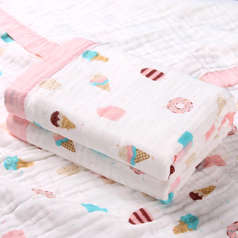 Class A Newborn Bath Towel - Pure Cotton, 6-Layer Gauze, Quick-Dry, Highly Absorbent