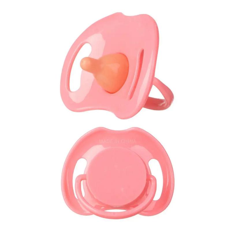 Doll Accessories Magic Milk Juice Bottles With Pacifier Bibs Fit Newborn Plastic Nipple Bottle Dollhouse Toys For Baby Gift