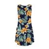 Women's Casual Sundress With Pockets Summer Boho Beach Dress Floral Blouses For Women T-Shirts Dress V Neck Loose Tank Dresses