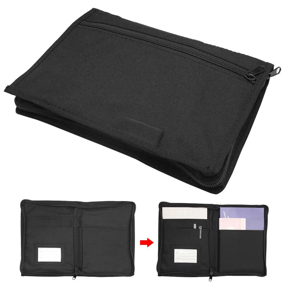 Portable Car Document Storage Bag Multi-pocket Interior Supplies Oxford Cloth Glove Box Manual Registration Card Storage Bag
