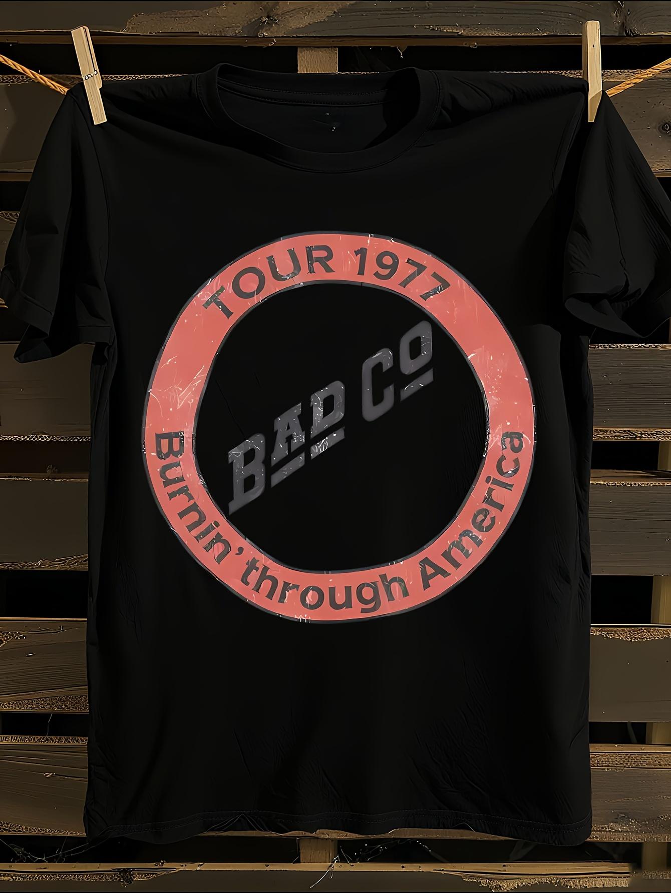 Bad Company Burnin Through America 1977 Vintage Tshirt V... XXXXL
