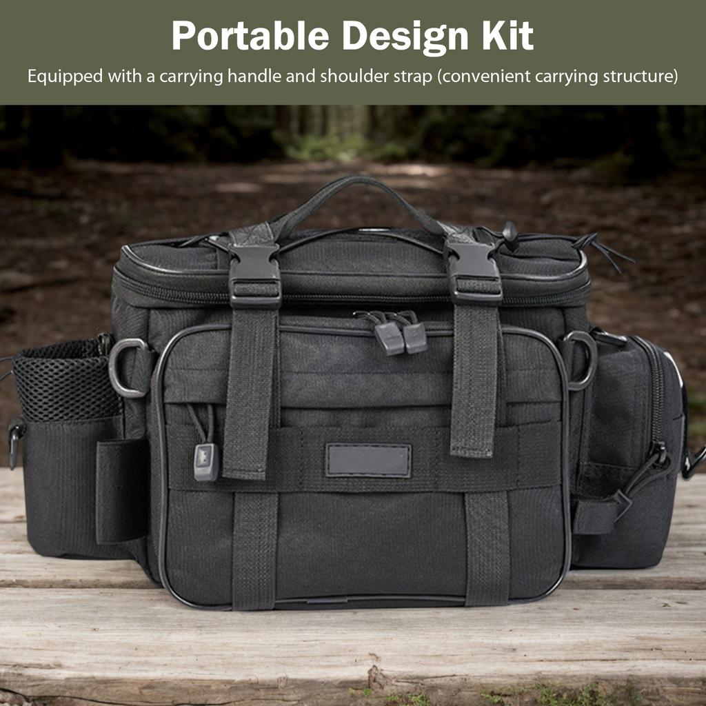 Multi-Functional Lure Bag Wear Resist Portable Fishing Gear Organizer Large Capacity Hunting Storage Tackle Bags Gifts for Men