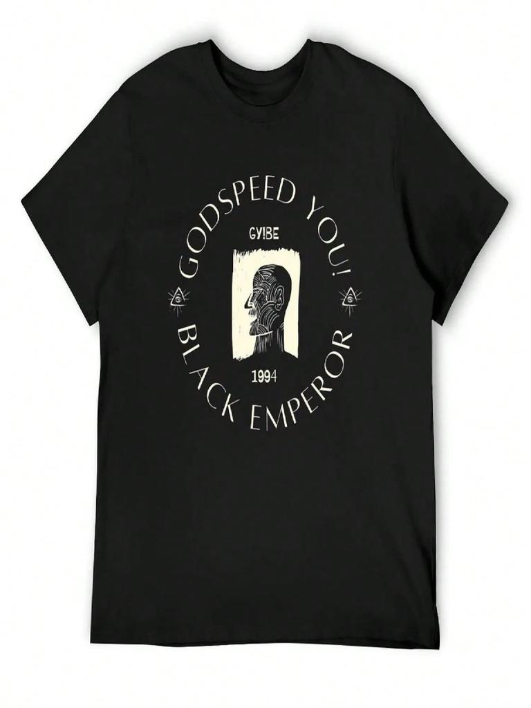 Powodzenia! Czarny T-shirt inspirowany Cesarzem Croswit Koszulka Męska Personalizowane Dla Chłopca Koreańska Moda Koszulki unisex Wysoka Jakość
