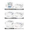 New With Lid Refrigerator Organizer Transparent Sealed Sub-packed Box Food Grade Antibacterial Frozen Storage Box Refrigerator