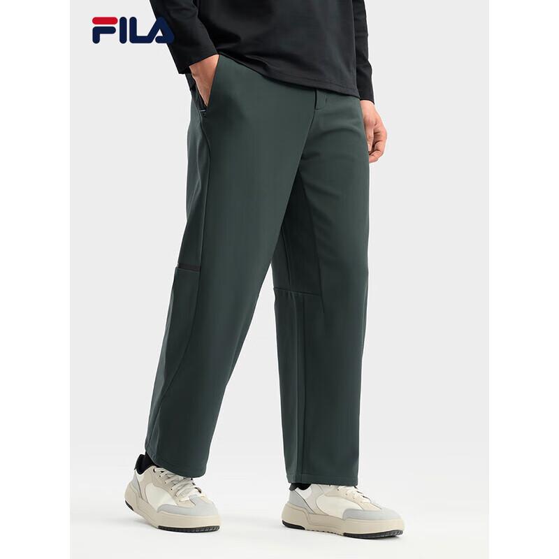 FILA Men's Woven Winter Fleece-Lined Straight-Leg Pants