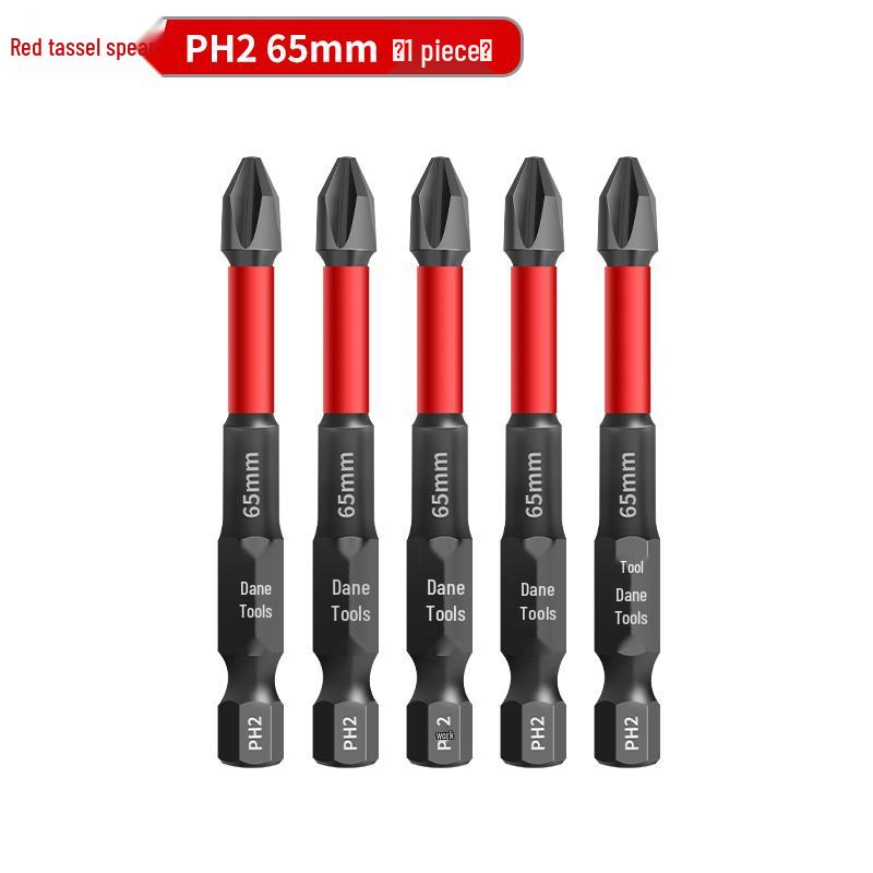PH0 Tungsten Steel Phillips Bit: Magnetic, Impact Resistant, Non-Slip Screwdriver, Hex Shank for Electric Drill