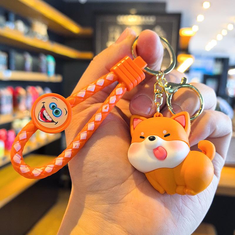 

Shiba Inu Keychain Cartoon Dog Cute Couple Bestie Claw Machine Student Gift Present Personalized Gifts Y2k Fashion Toys Anime