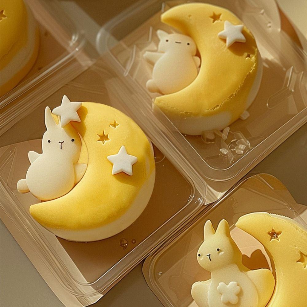 Kitchen Accessories Pastry Mold DIY Household Cake Molds Funny Moon Rabbit Silicone Molds