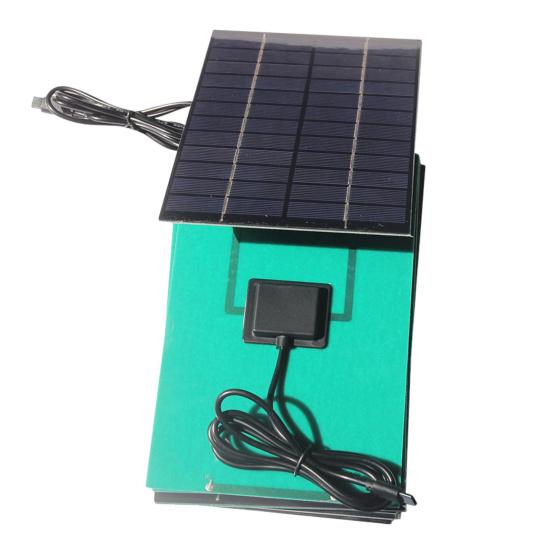 4.2W 12V Solar Panel High-Efficiency PET Lamination Type-C Output 20.5% Conversion Rate Solar Panel for Outdoor Security Cameras