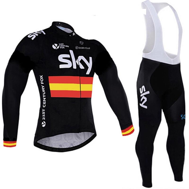 2026 Cycling Suit Long Sleeve Strap Set Mountain Self Road Suit