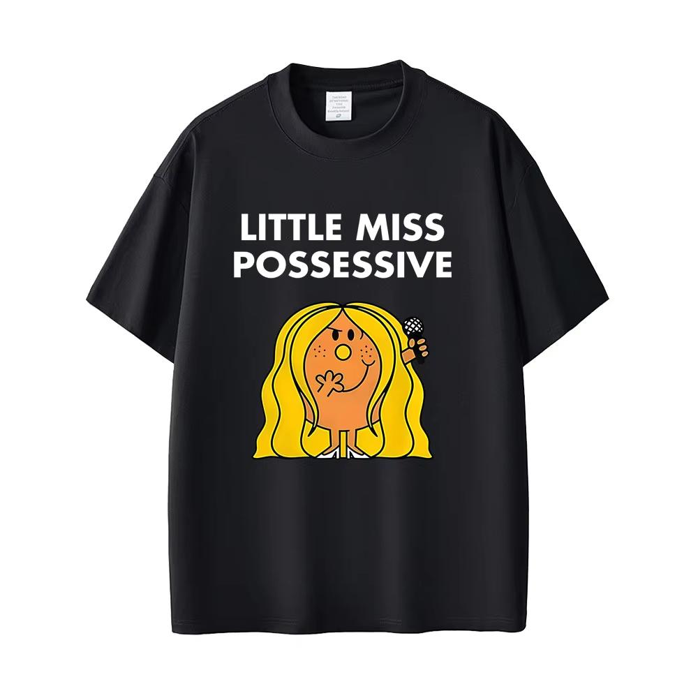 

Тейт МакРей Little Miss Possessive Tour 2025 Футболки Мужские Женские Модные Футболки Поп-музыка Унисекс Хлопок Повседневные Футболки Подарок для фанатов S