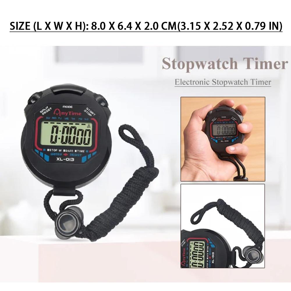 Handheld Multi-Function Digital Sports Timer LCD Electronic Stopwatch Sports Stop Watch
