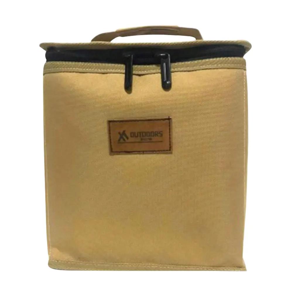 30L Camping Cooking Utensil Organizer Large Capacity Hard Picnic Storage Bag Detachable Multifunctional Utility Camping Supplies