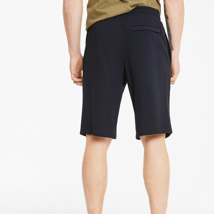 Puma Classics Logo Casual Shorts Men Bottoms Black 597492-01