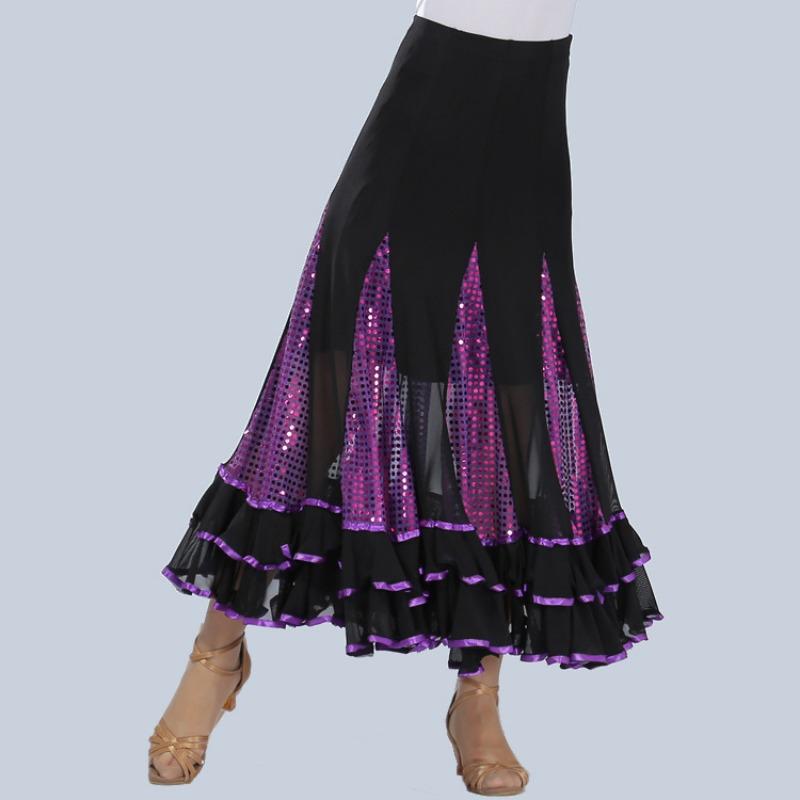 National Billboard Dancing Dress Sequins Dancing Dress Waltz Performance Dress Bust Dress Competition Dress Modern Ballroom Dancing Dress
