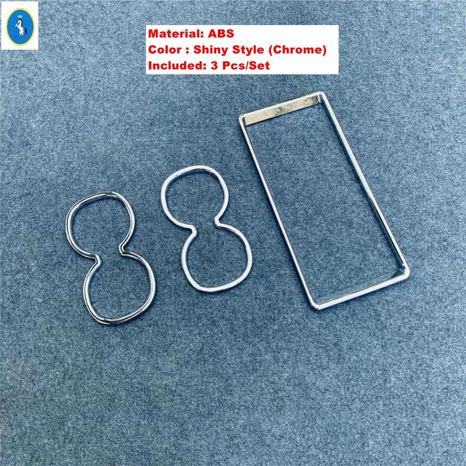 Car Center Console Rear Water Cup Holder Door Handle Decor Frame Cover Trim Accessories For Toyota Noah / Voxy 90