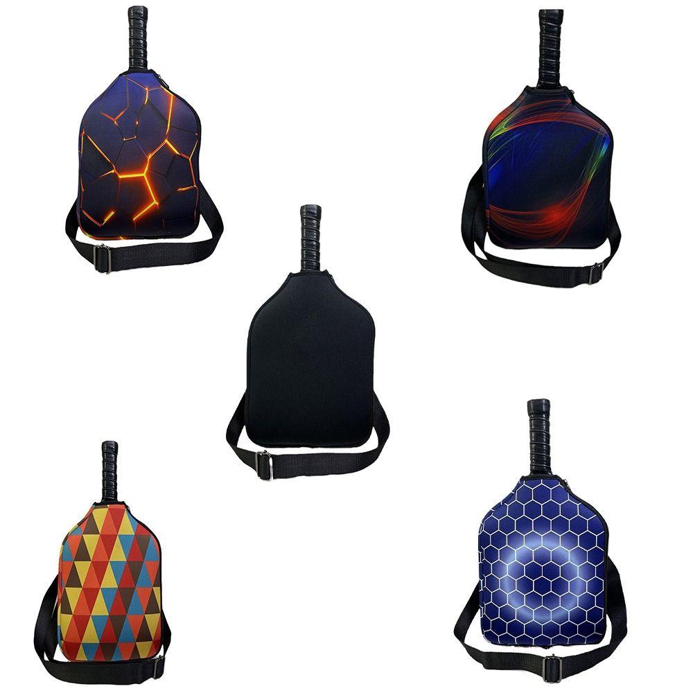 

Защитная сумка для ракетки Pickleball Crossbody, защита от падений, плечо для ракетки 05